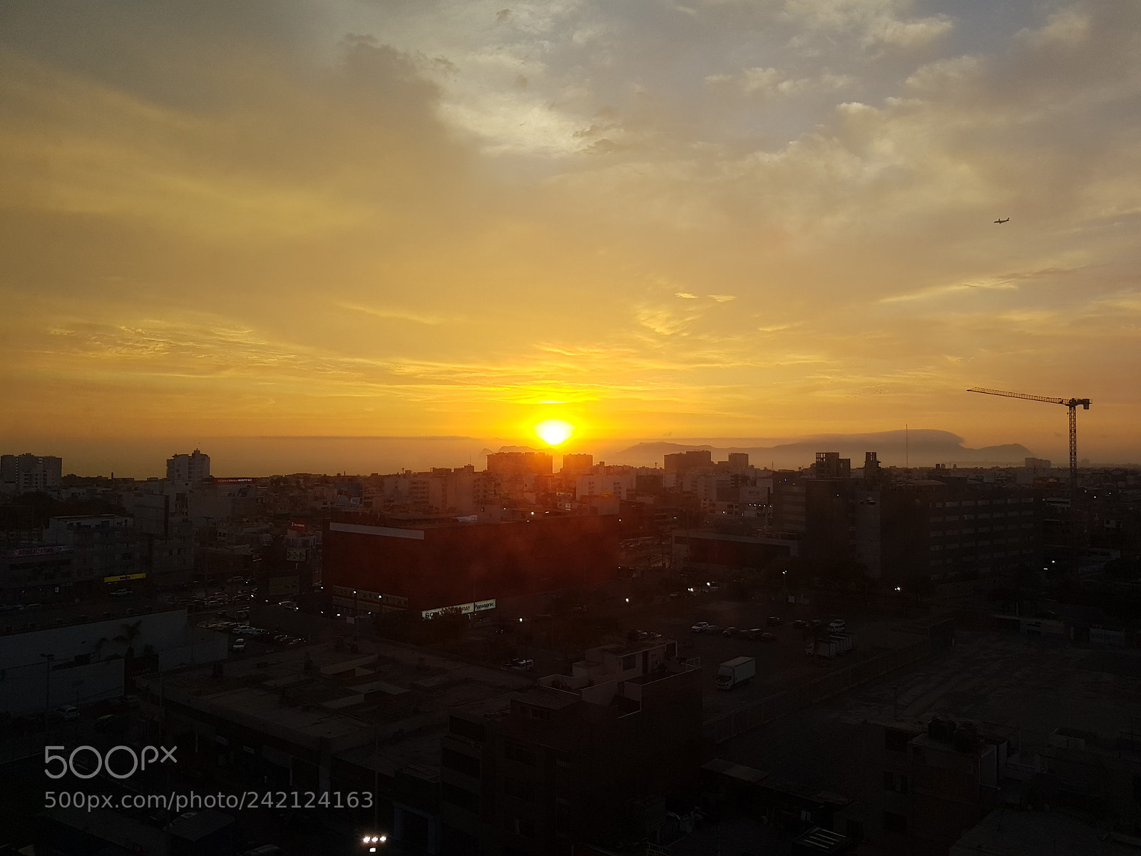 Samsung Galaxy S8 sample photo. Sunset from office photography
