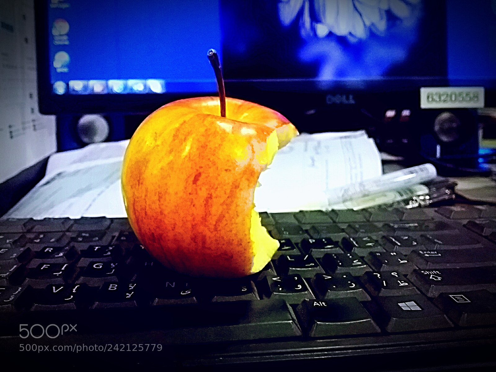 Samsung Galaxy A5 sample photo. Working on apple photography