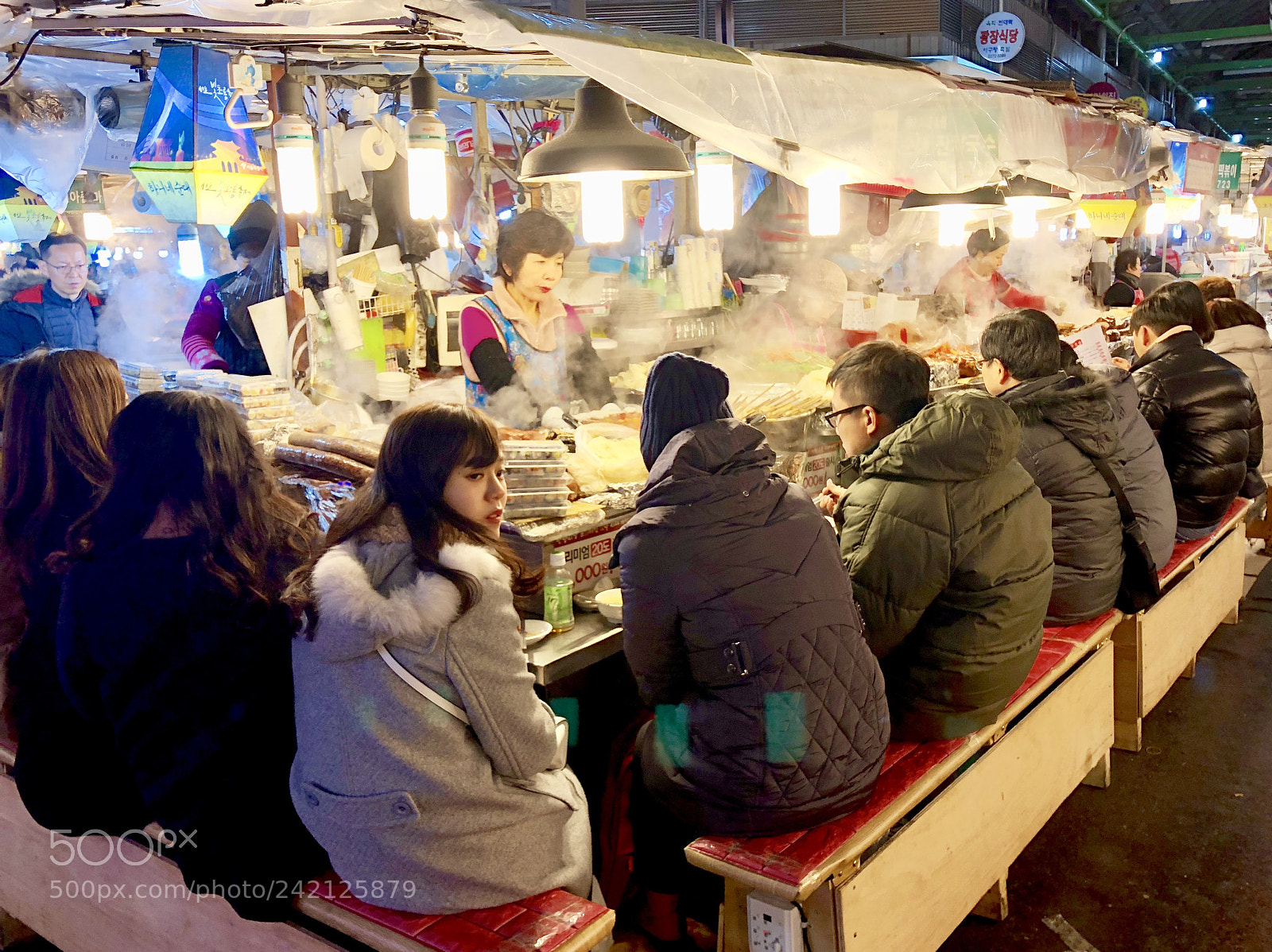 Apple iPhone X sample photo. South korea, seoul night photography