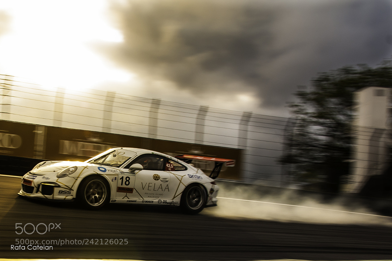 Nikon D300 sample photo. Sunset on track photography