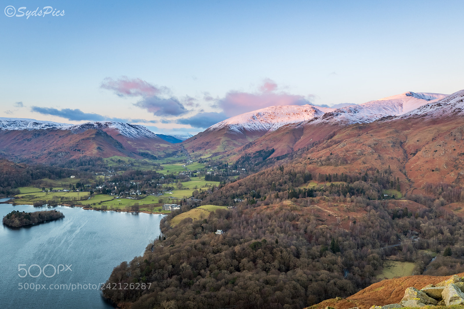 Canon EOS 6D Mark II sample photo. Winter sundown - loughrigg photography