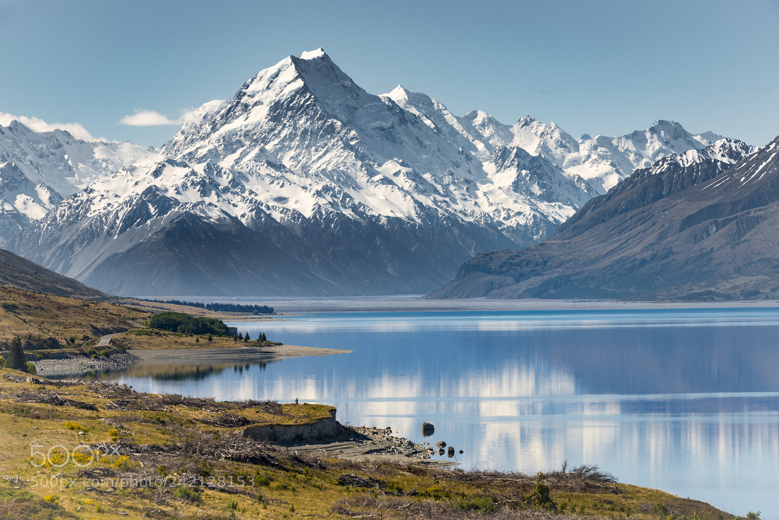 Nikon D810 sample photo. Mount cook and lake photography