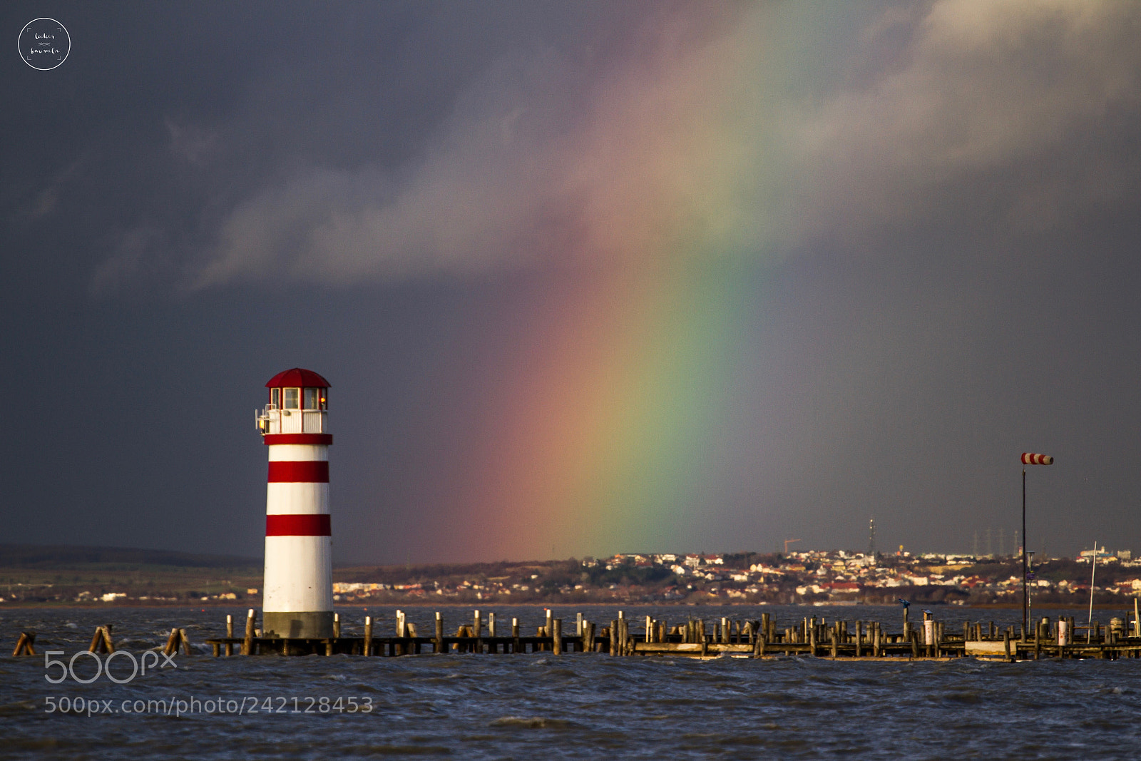 Canon EOS 7D sample photo. Rainbow lighthouse photography
