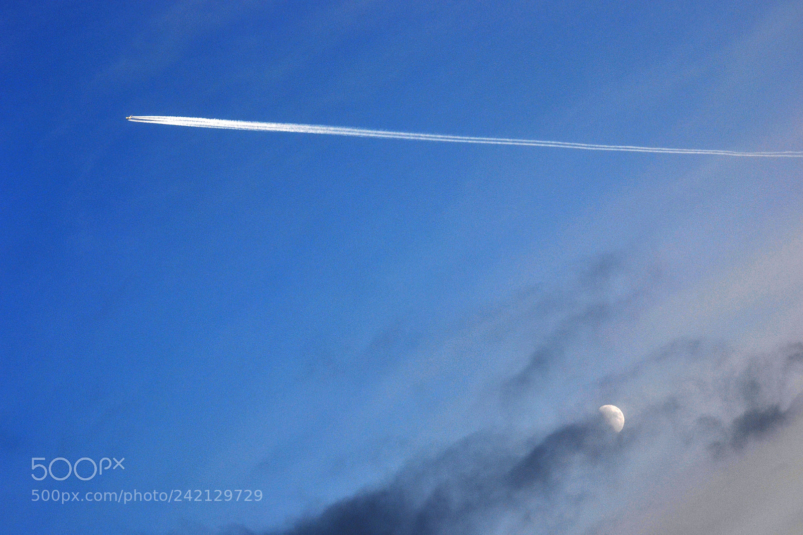 Nikon D3100 sample photo. Moon shot photography