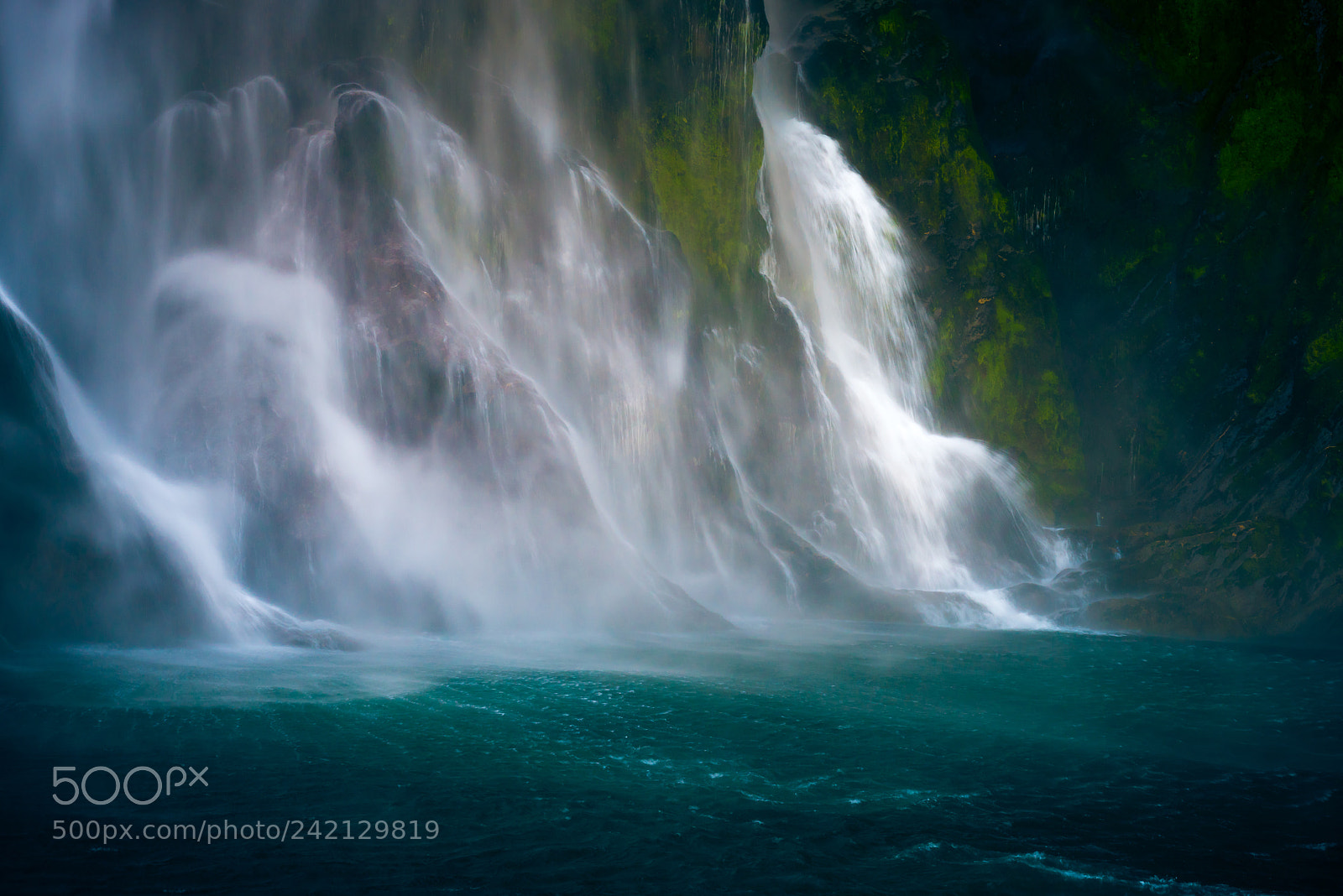 Pentax K-1 sample photo. Milford sound waterfall photography