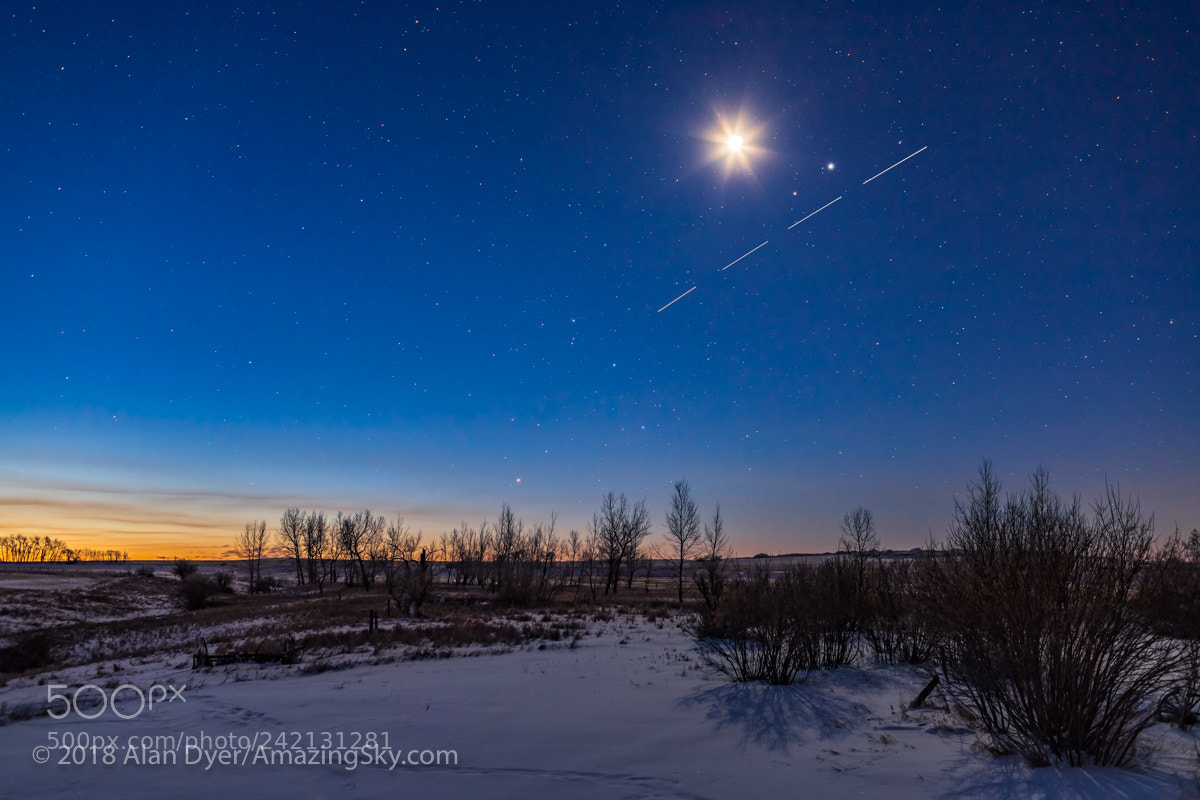 Canon EOS 6D Mark II sample photo. A busy morning sky photography