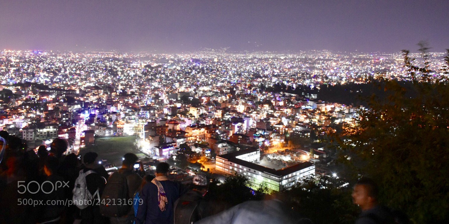 Nikon D7200 sample photo. Night view kathmandu. photography