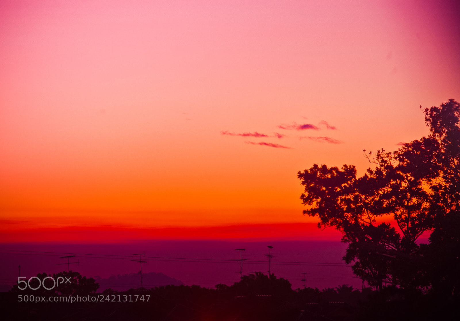 Pentax K-r sample photo. Sunset photography