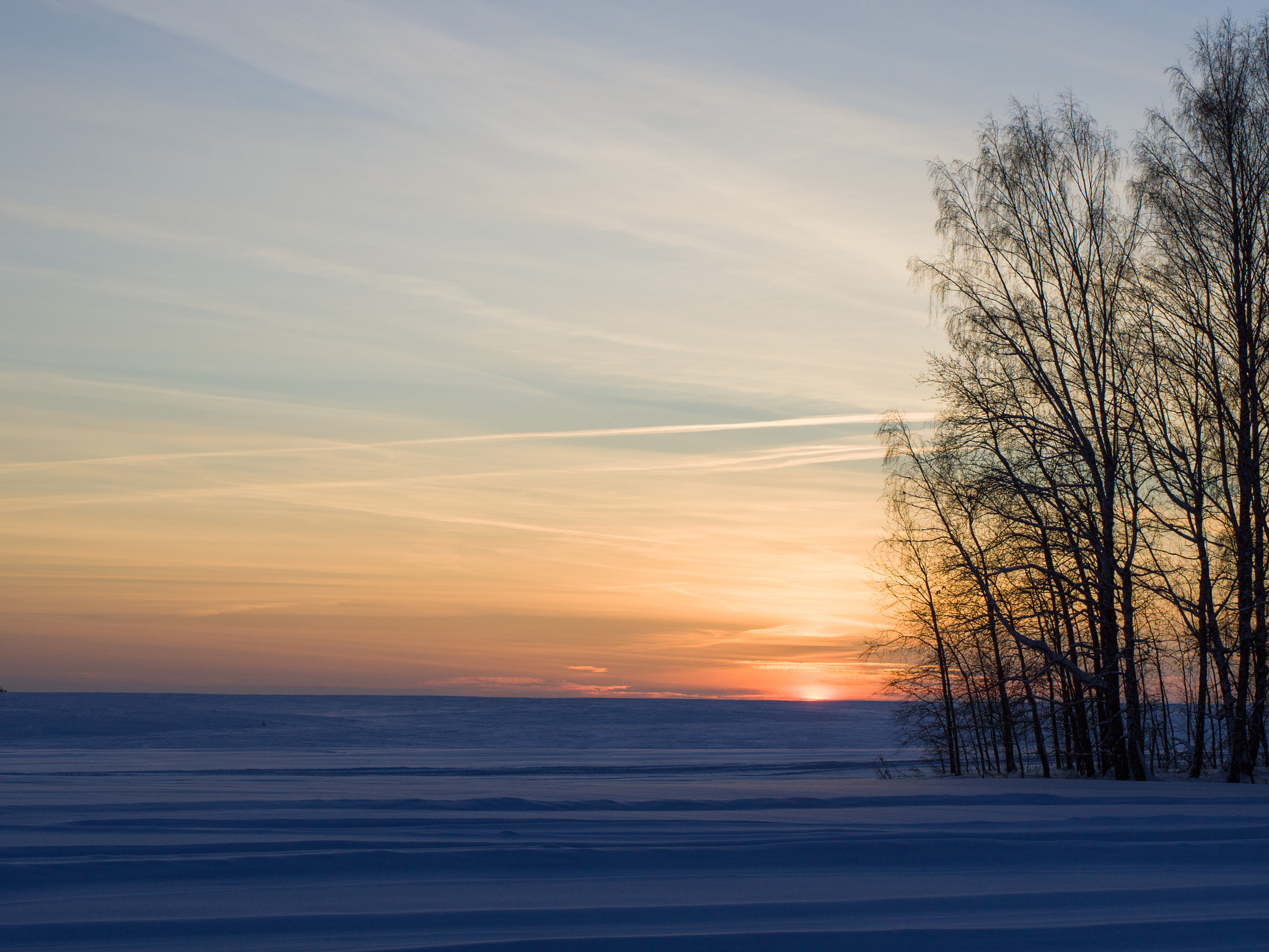 YI TECHNOLOGY M1 sample photo. Snowy sunrise photography