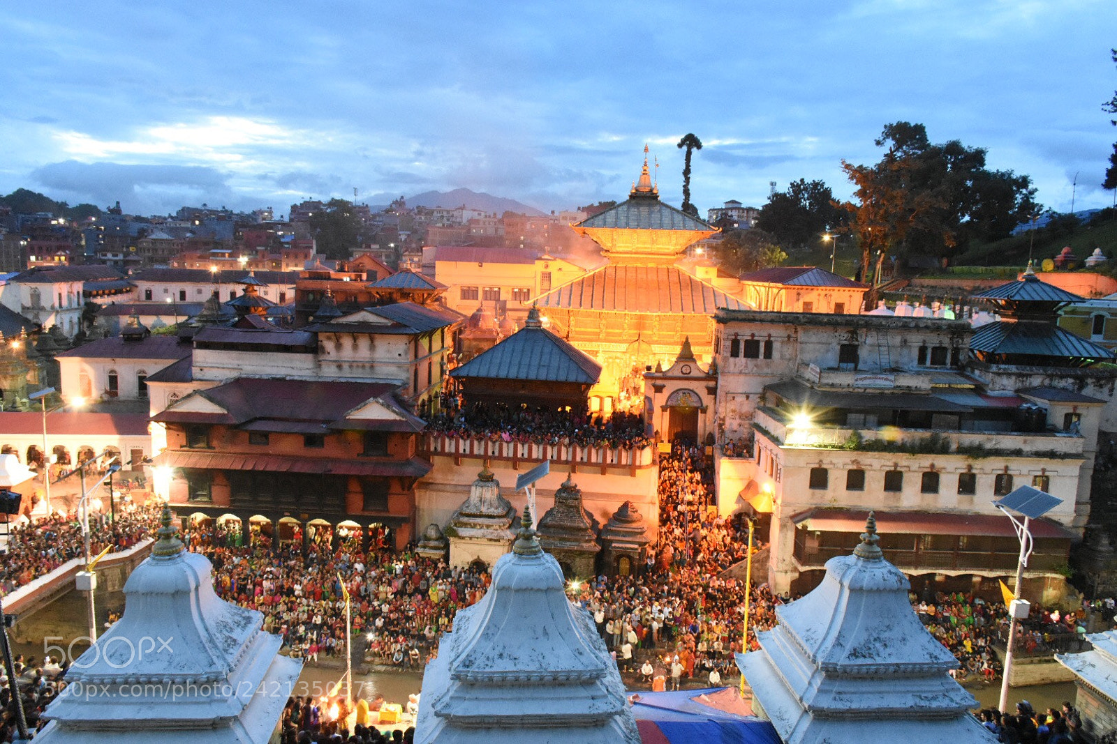 Nikon D7200 sample photo. Pashupati nath hindu temple photography