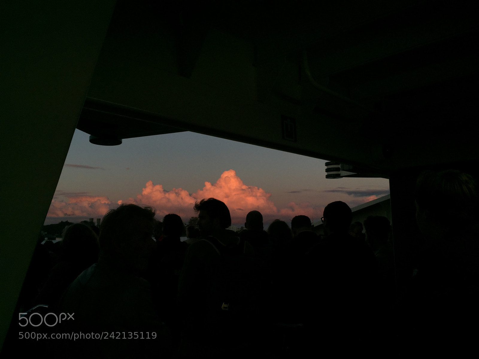 Apple iPhone 6 sample photo. Ferry into the clouds photography