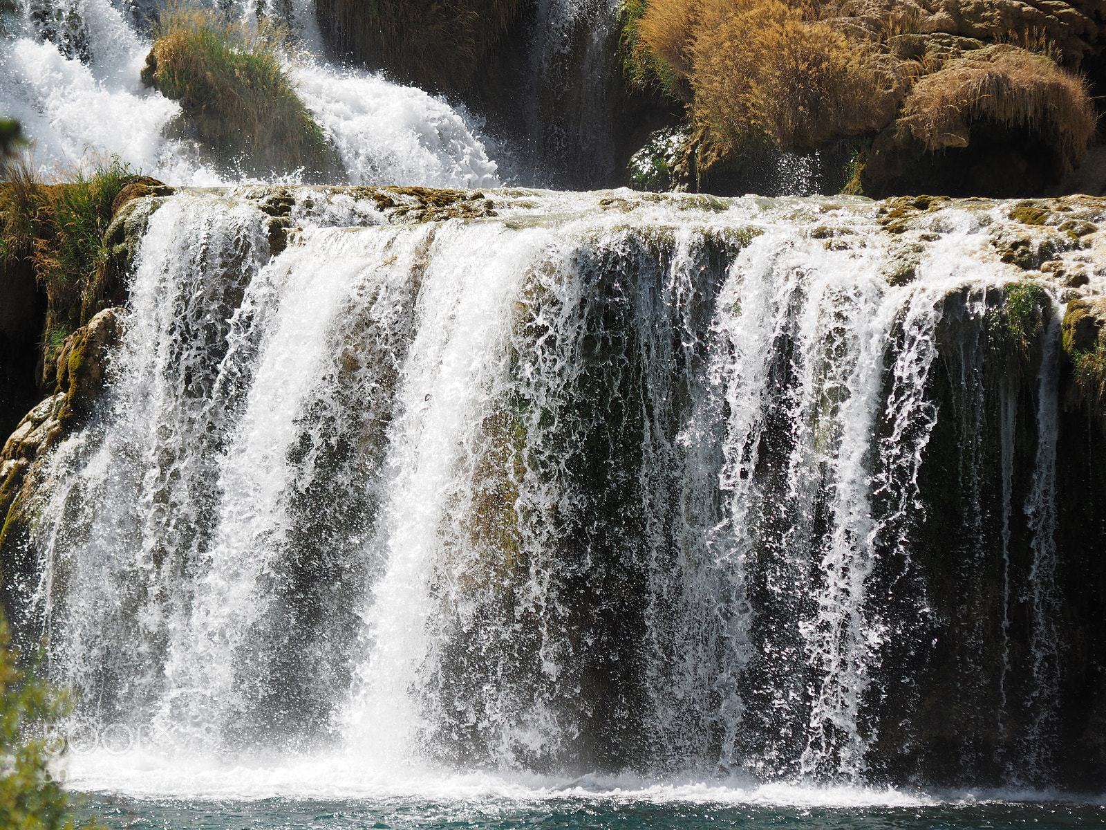 Olympus OM-D E-M1 sample photo. Krk waterfalls photography