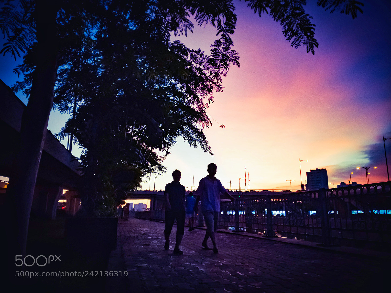 HUAWEI nova 2i sample photo. Sunset photography