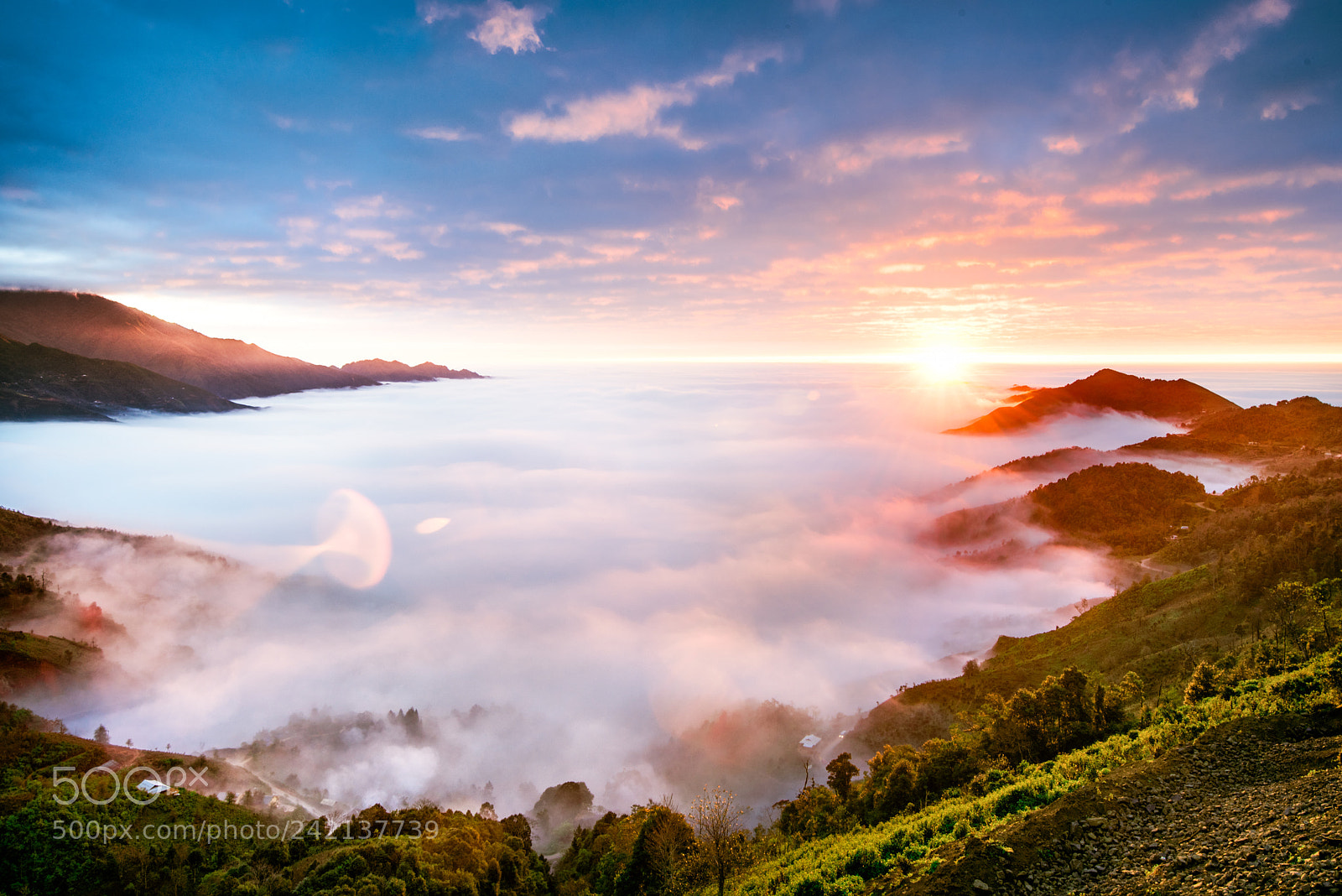 Nikon D810 sample photo. Dawn at ta xua photography