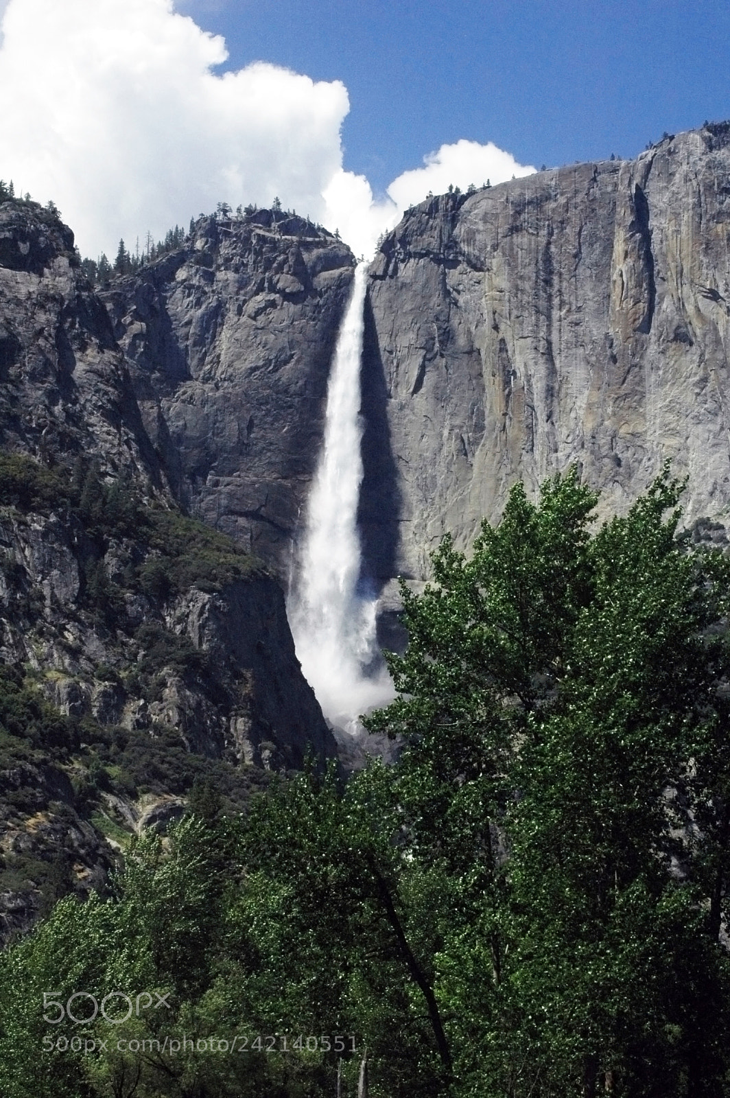 Nikon D70 sample photo. Yosemite falls 2 photography