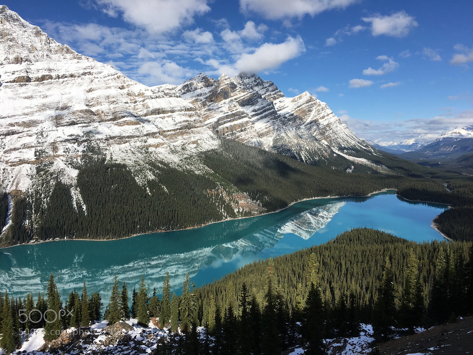 Apple iPhone 6s sample photo. Peyto lake photography
