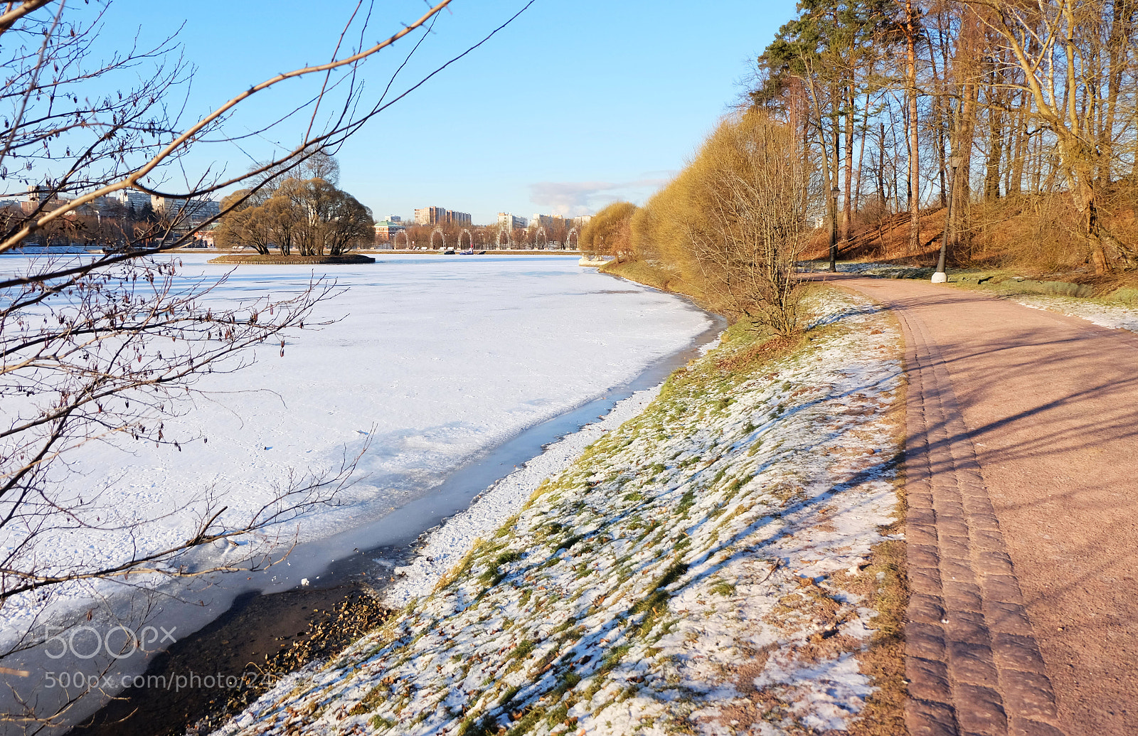 Fujifilm X-M1 sample photo. Lake in the park photography