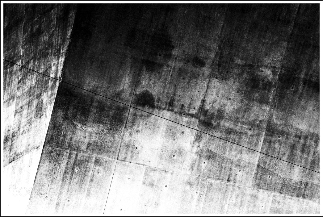 Nikon D700 sample photo. Wire on a concrete photography
