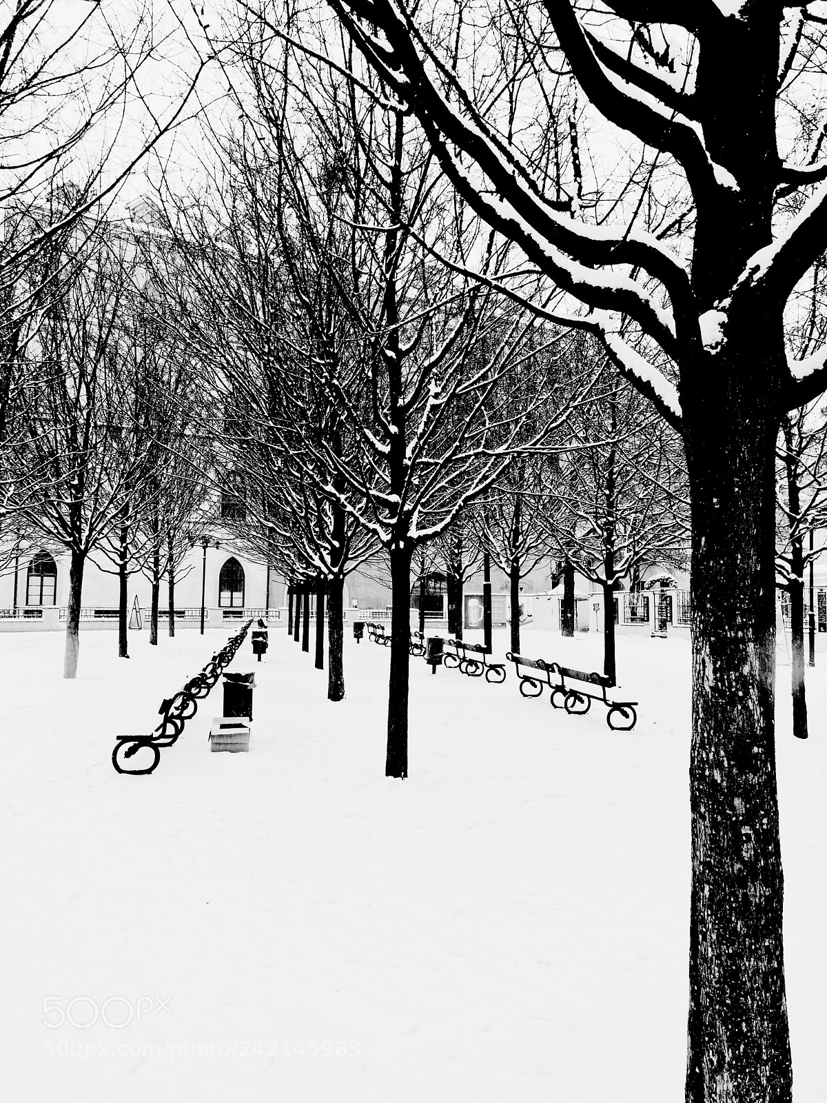 Olympus OM-D E-M1 sample photo. Wintertime - prague photography