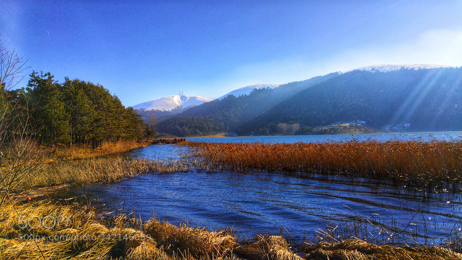 LG G4 sample photo. Abant lake in turkey photography