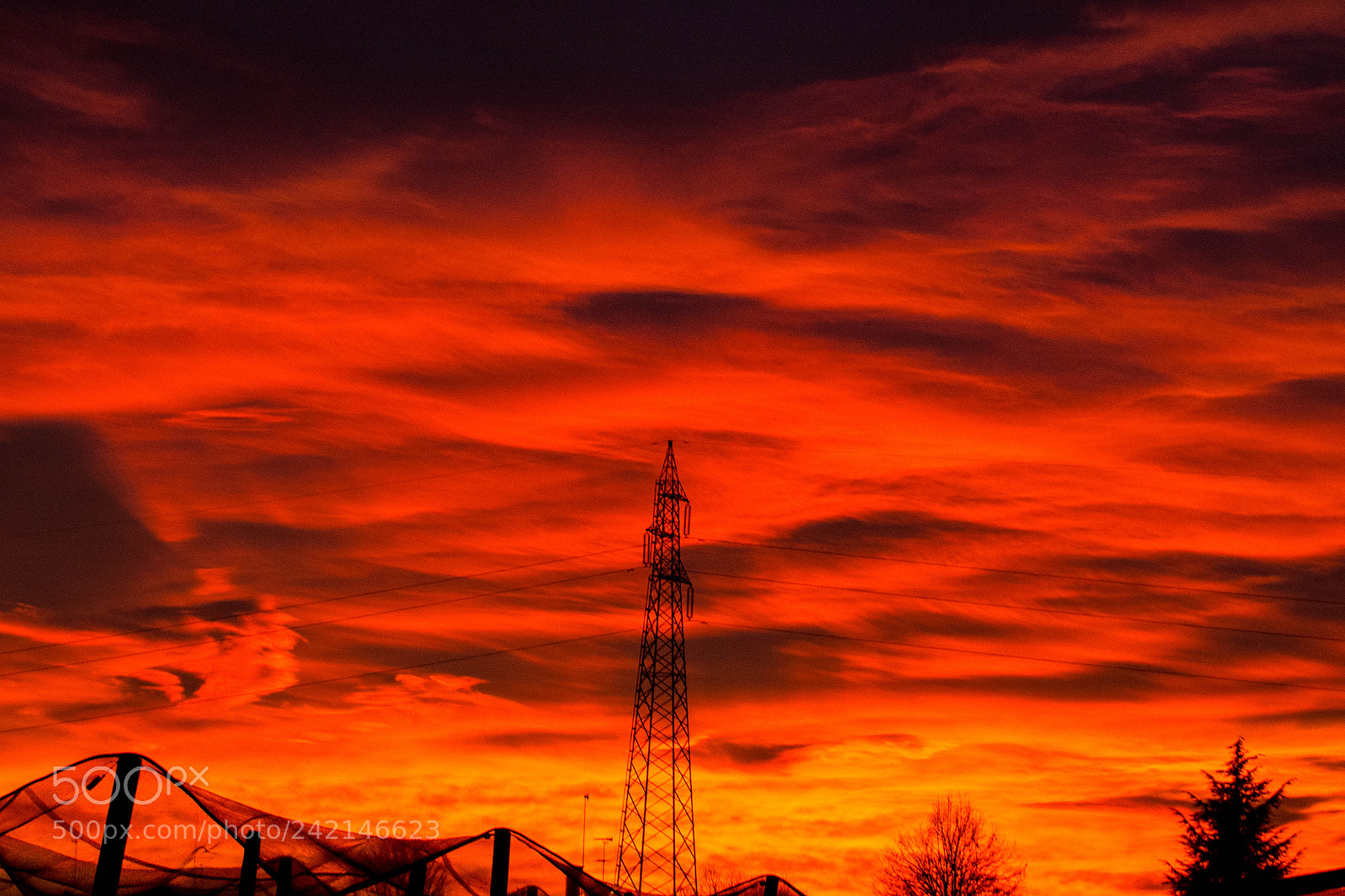 Nikon D7200 sample photo. Red sunset photography