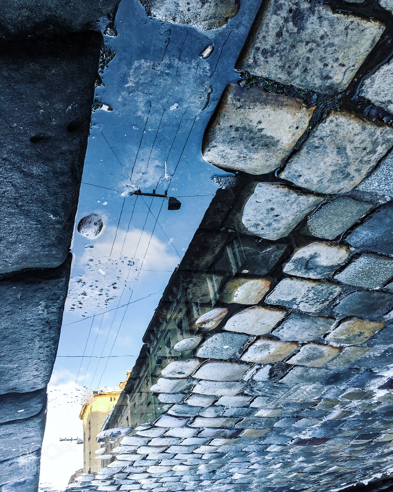 Apple iPhone 6s sample photo. Stone road of the photography