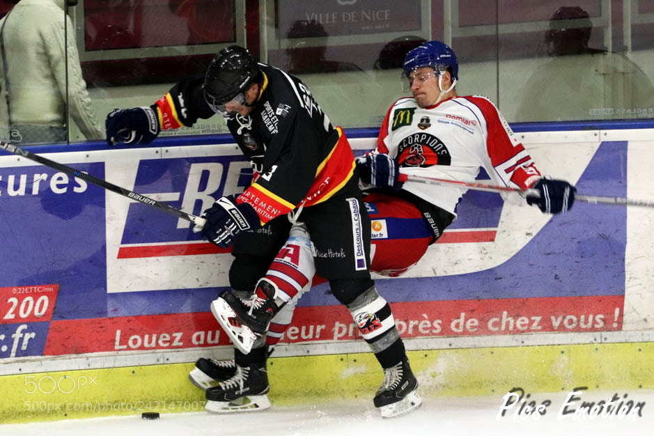 Canon EOS 77D (EOS 9000D / EOS 770D) sample photo. Nice hockey cote d'azur photography