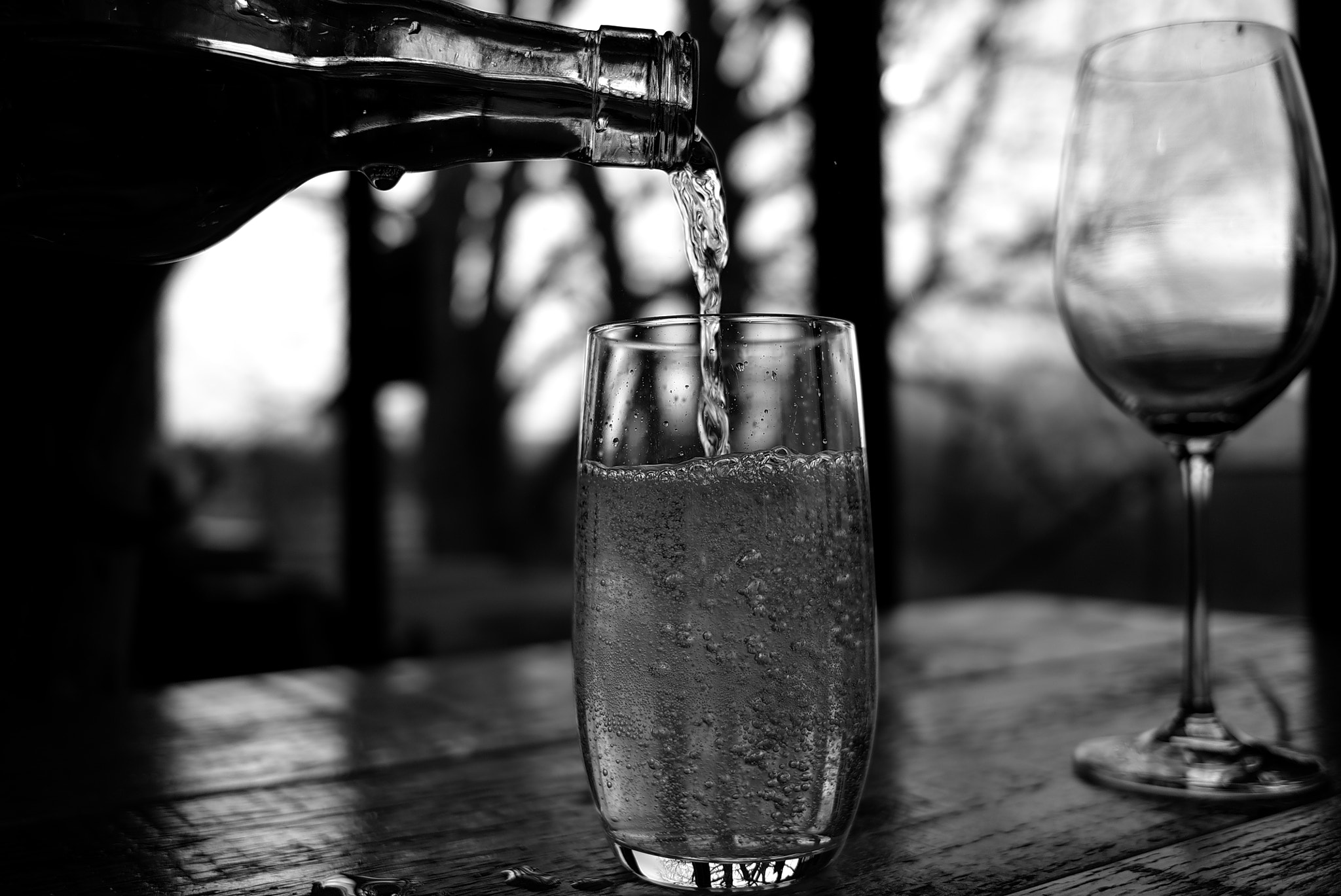 Leica X1 sample photo. A glass of water photography
