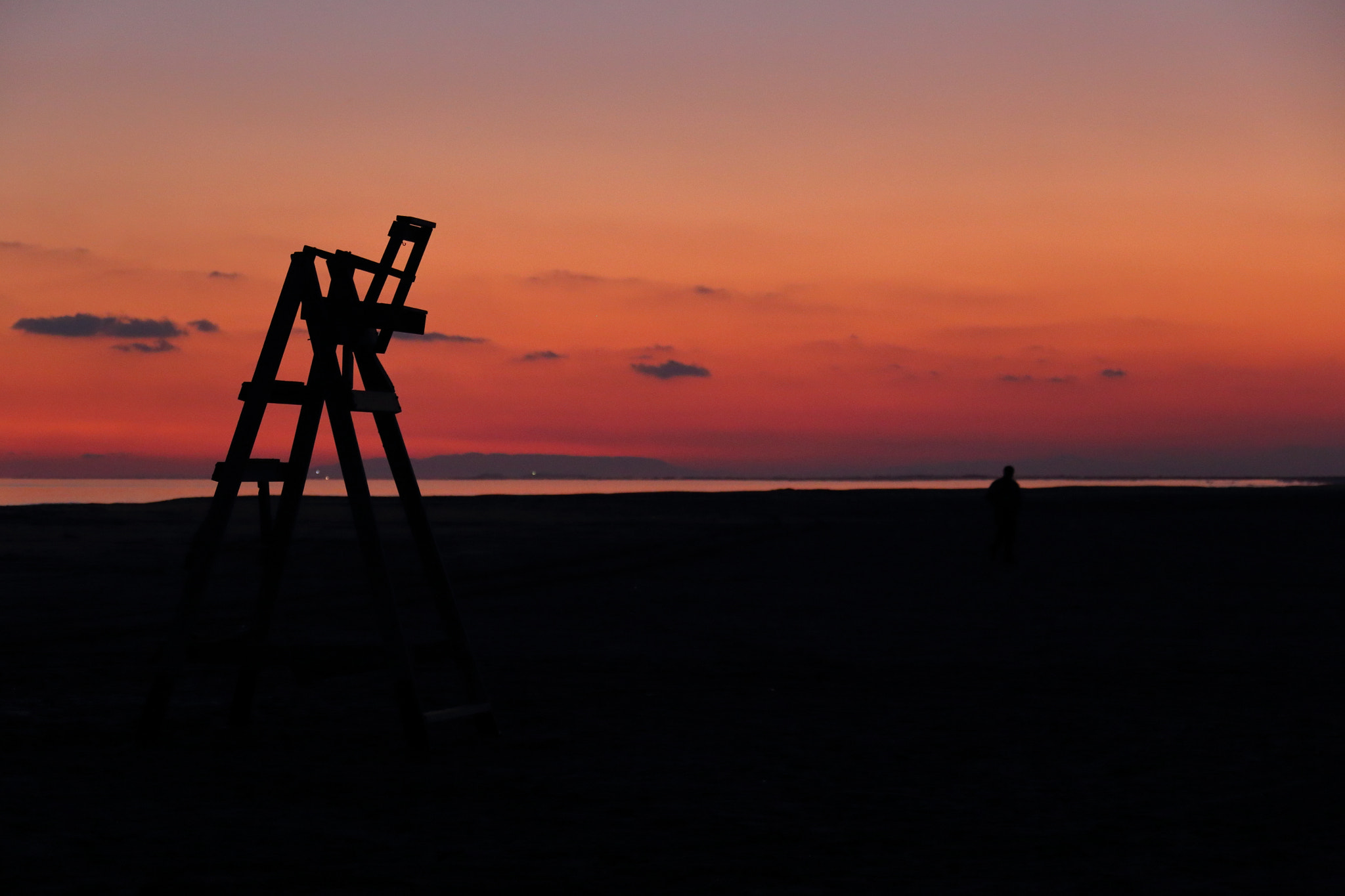 Canon EF 28-300mm F3.5-5.6L IS USM sample photo. Beautiful sunset on the beach of los eucaliptus photography