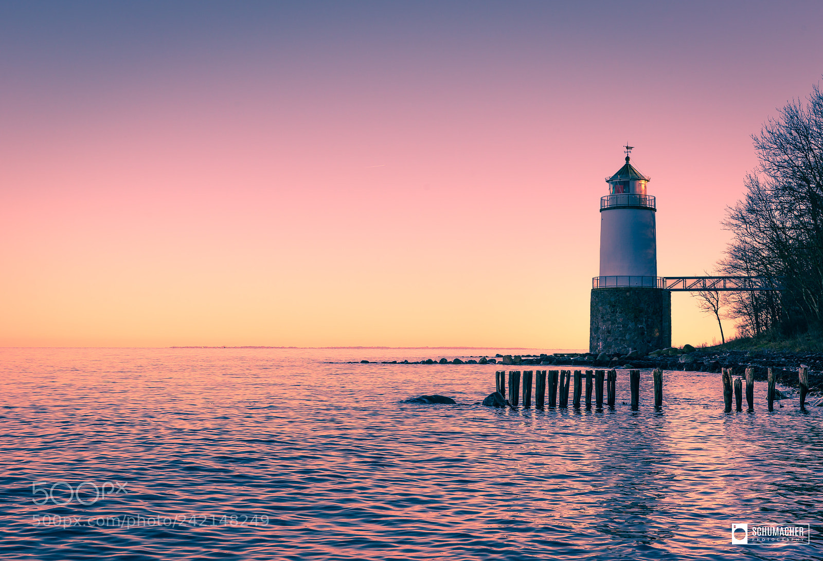 Nikon D800E sample photo. Lighthouse in the sunset photography