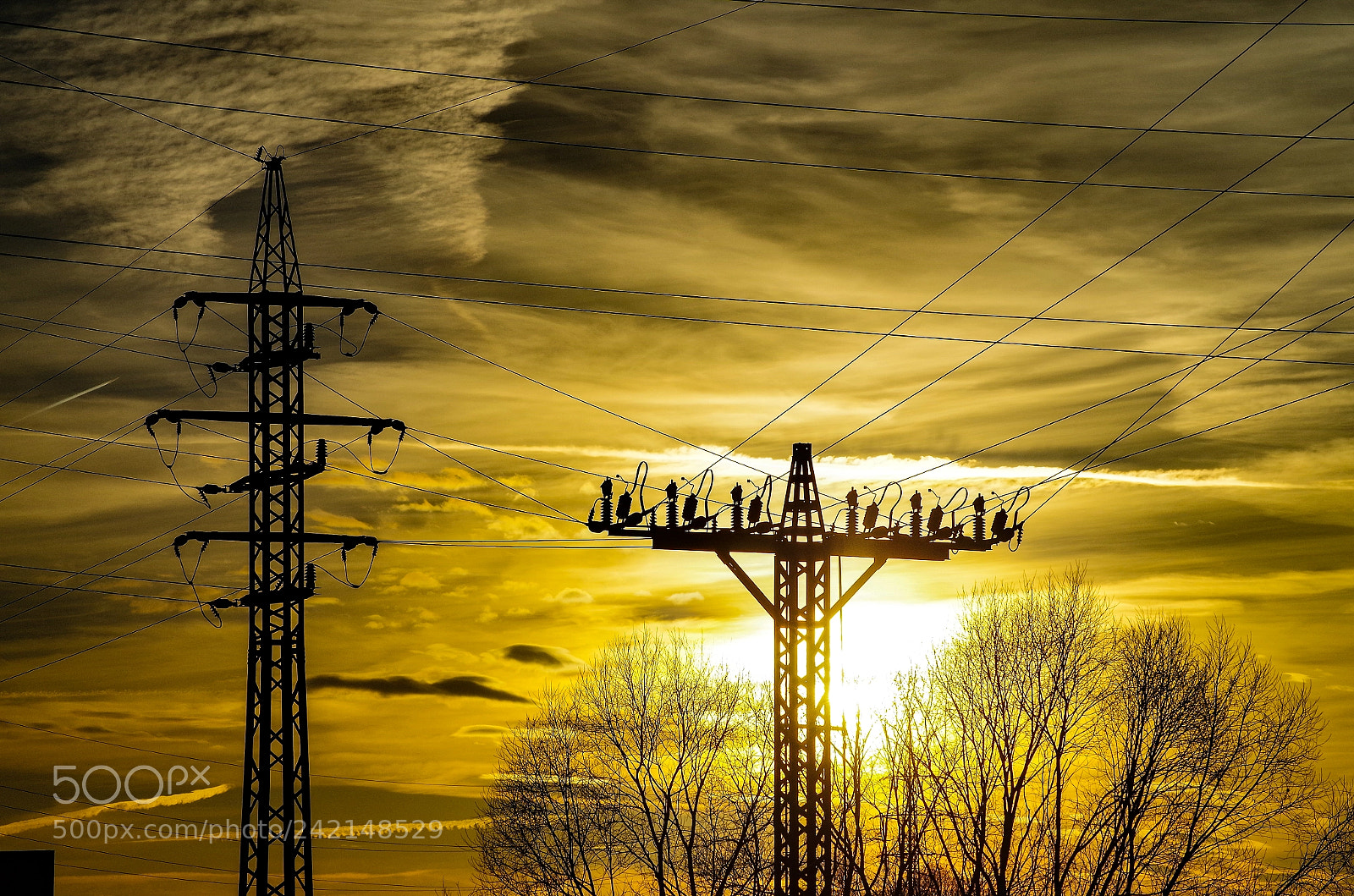 Pentax K-30 sample photo. High voltage photography