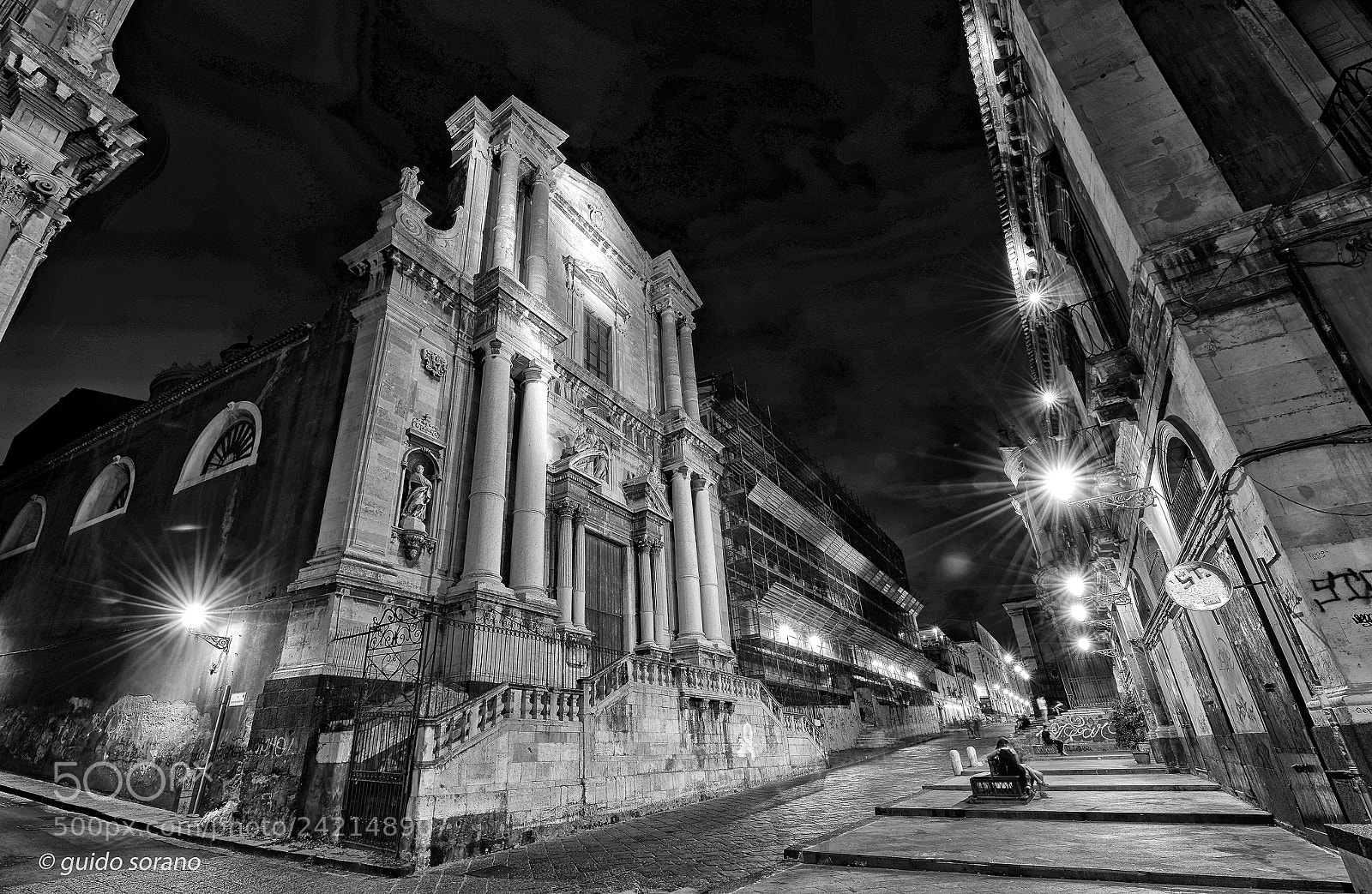 Nikon D800 sample photo. Via crociferi - catania photography