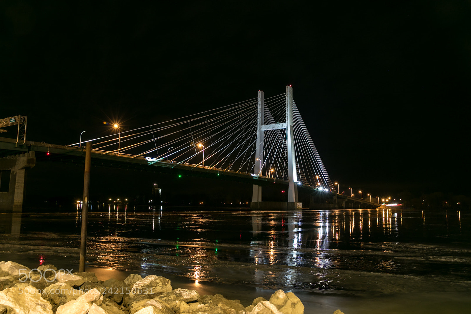 Canon EOS 7D Mark II sample photo. Mississippi river bridge photography