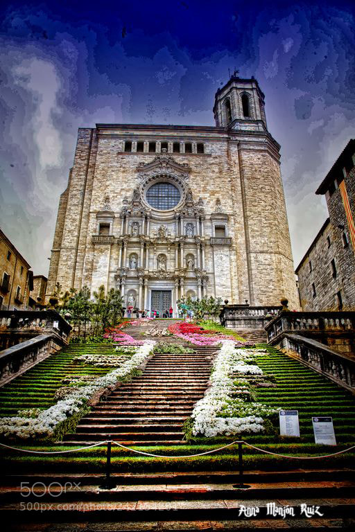 Canon EOS 5D sample photo. Girona, catedral photography