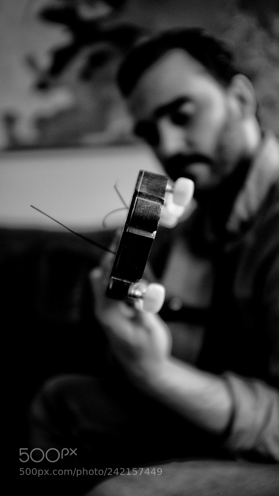 Fujifilm X100F sample photo. Guitarist photography
