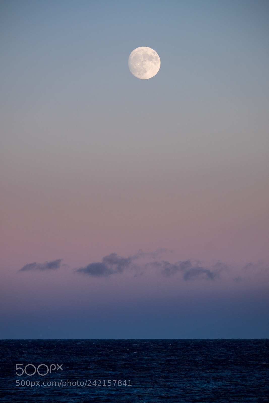 Fujifilm X-T1 sample photo. Moon rise photography