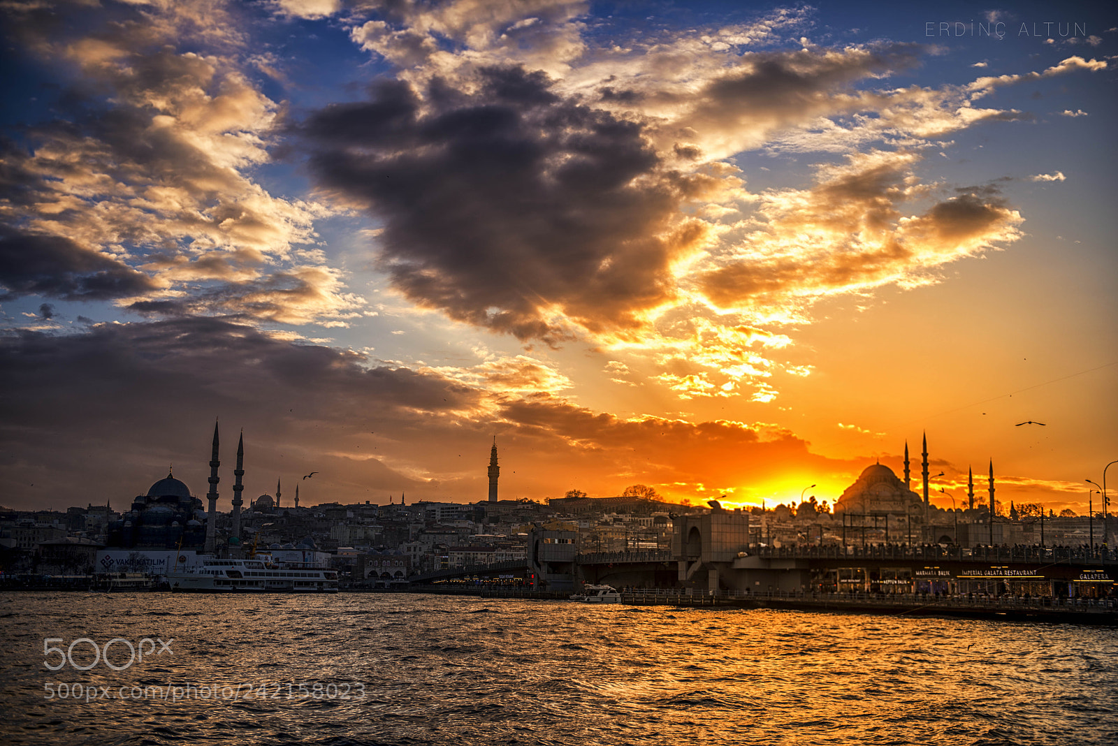 Nikon D800 sample photo. Sunset in istanbul photography