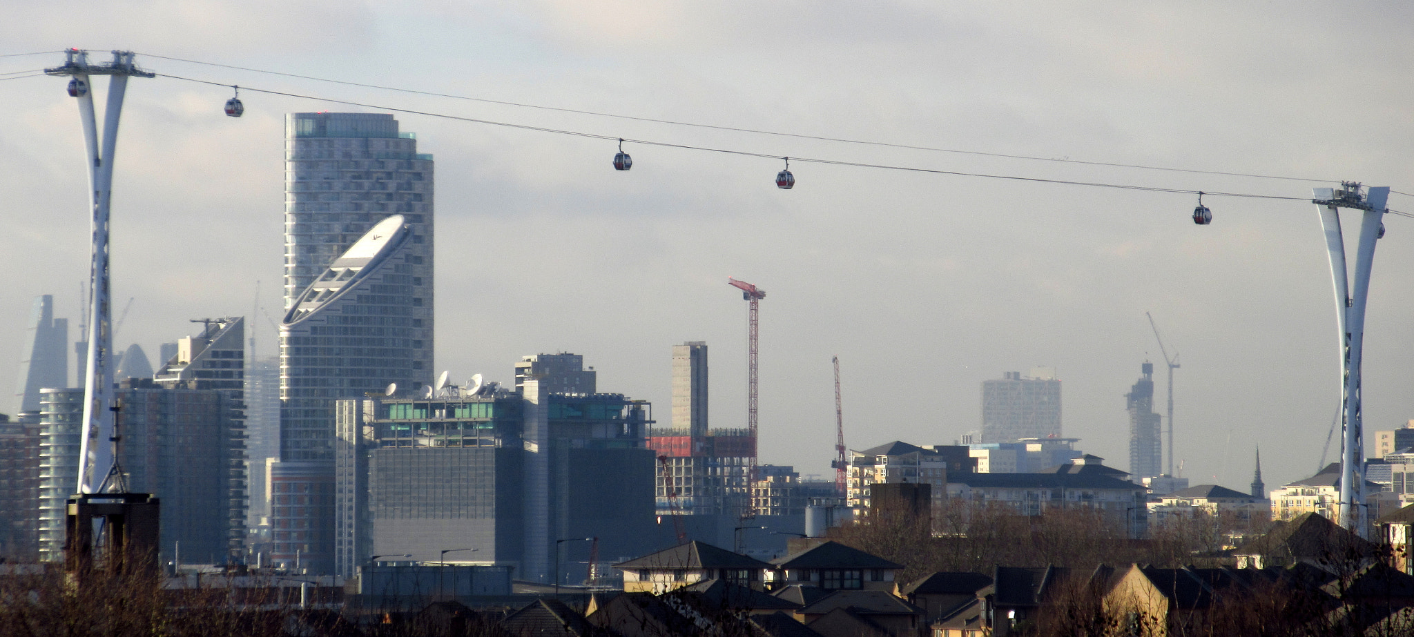 Canon PowerShot ELPH 350 HS (IXUS 275 HS / IXY 640) sample photo. View from pontoon dock station, greater london photography