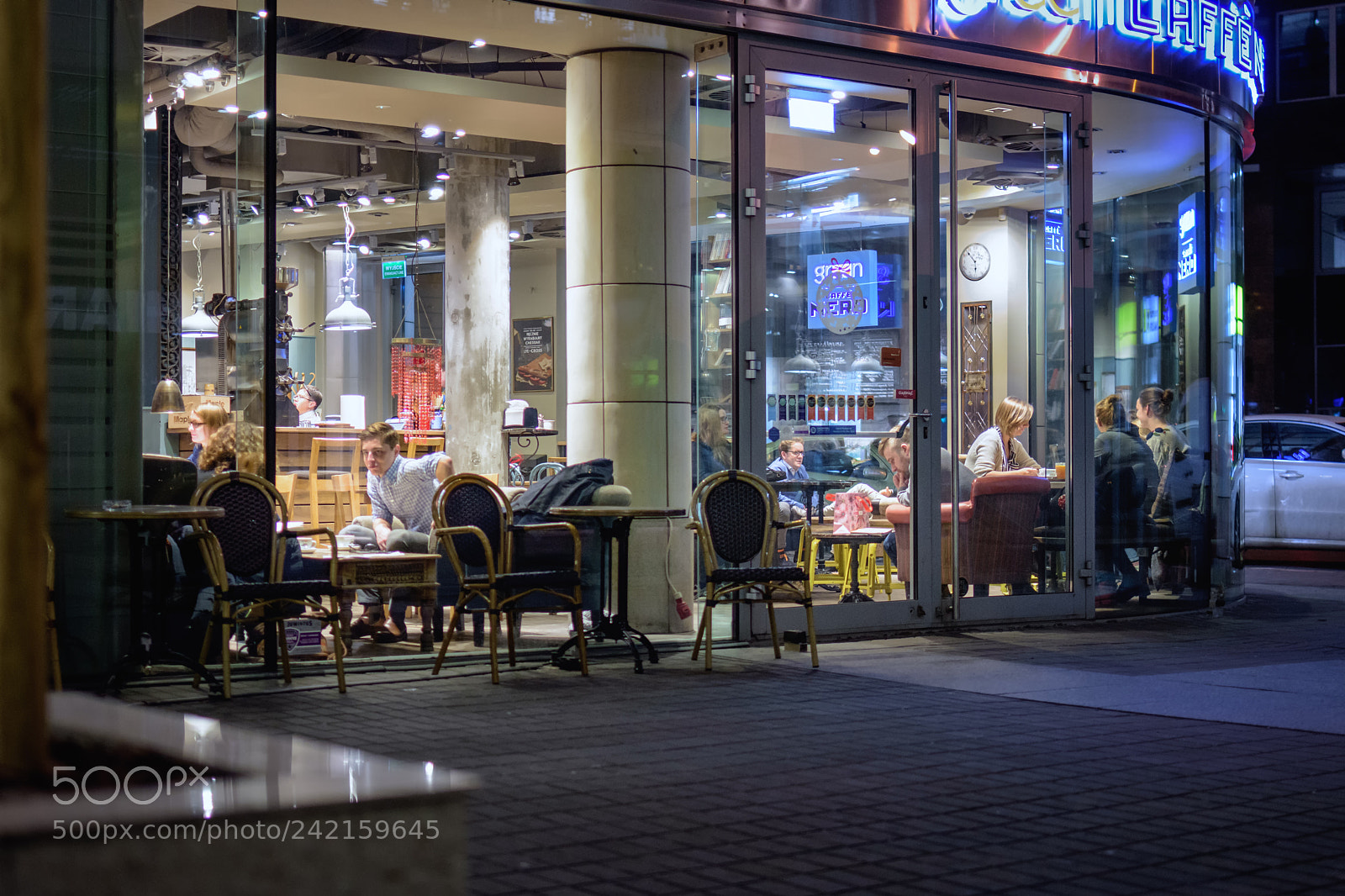 Nikon D7200 sample photo. Green café nero photography