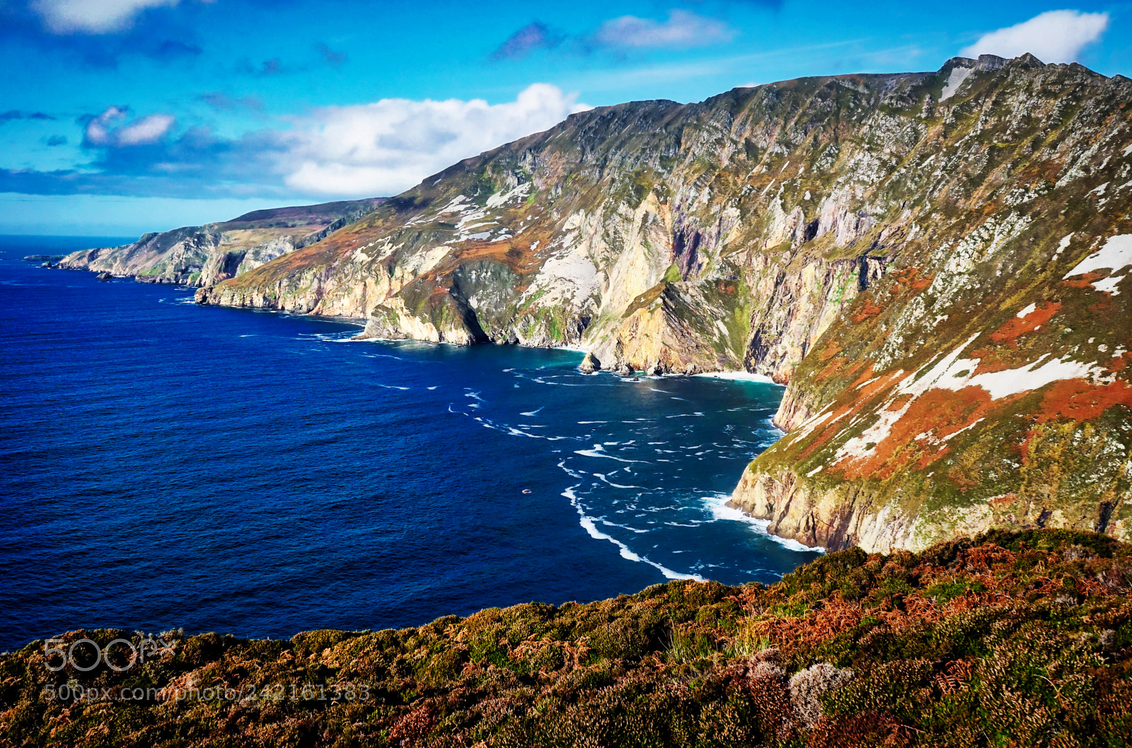 Sony a7 II sample photo. Sliabh liag cliffs photography