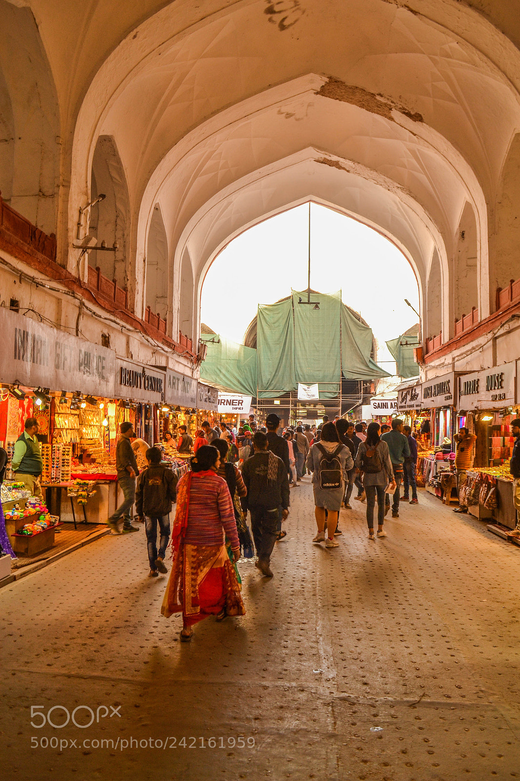 Nikon D3100 sample photo. Purana bazaar in red photography