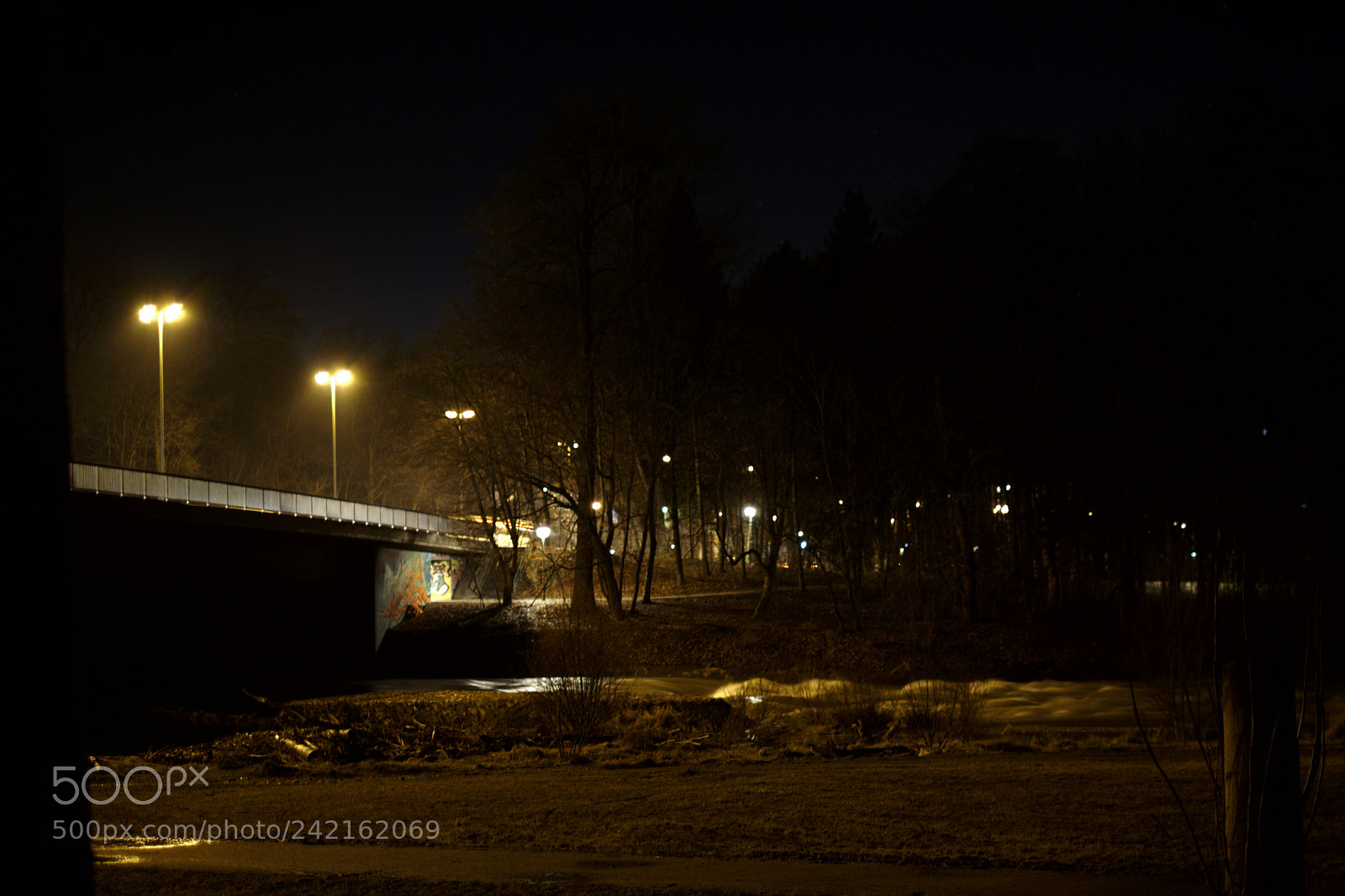 Fujifilm X-T1 sample photo. Isar at night photography