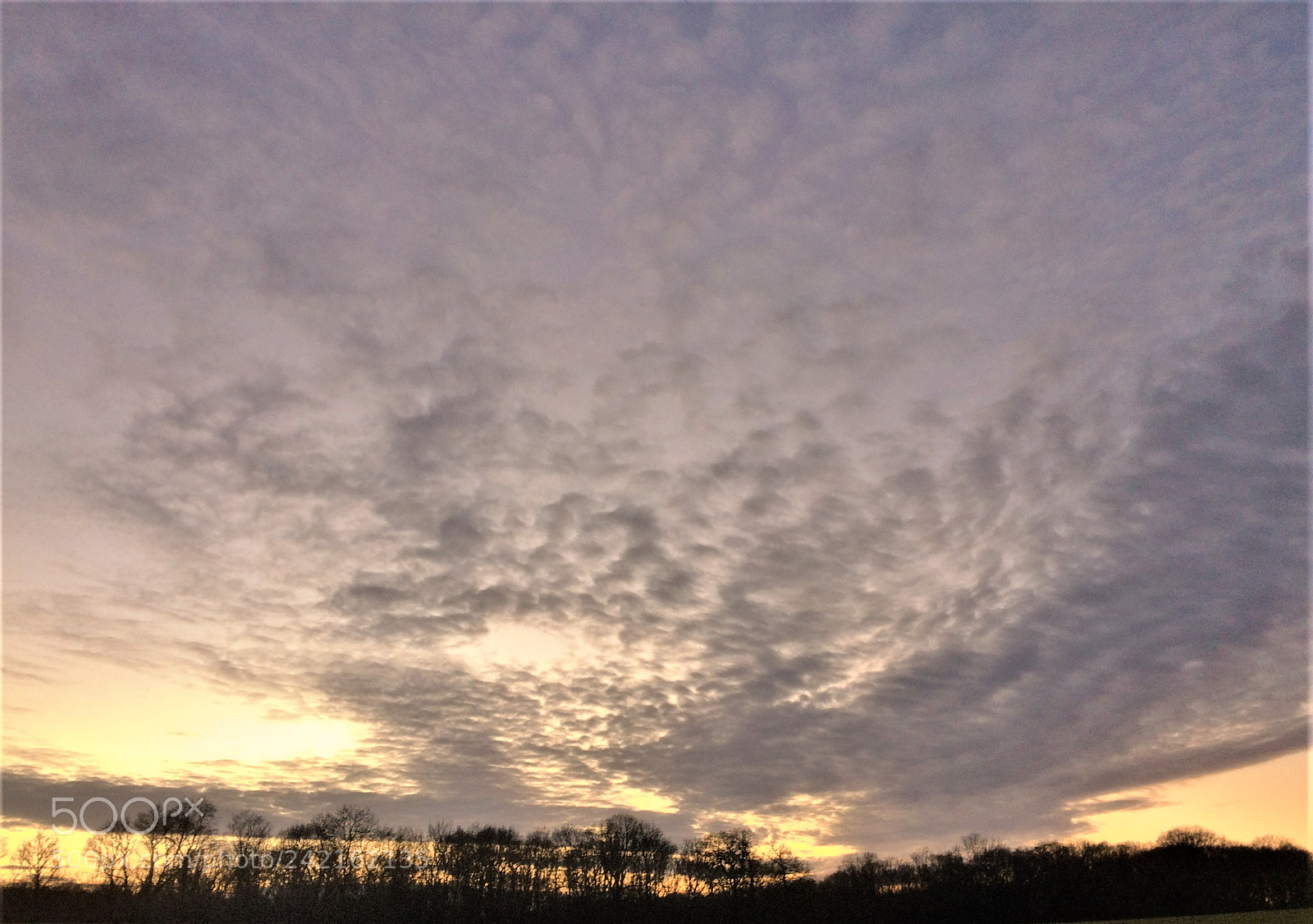 Apple iPhone 5s sample photo. January sky & sunset photography