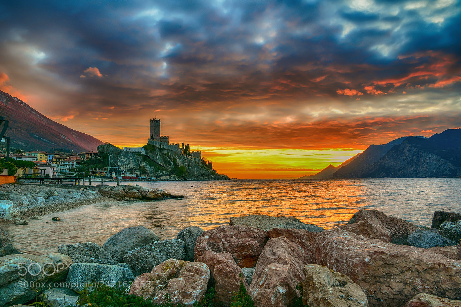 Nikon D850 sample photo. Malcesine photography