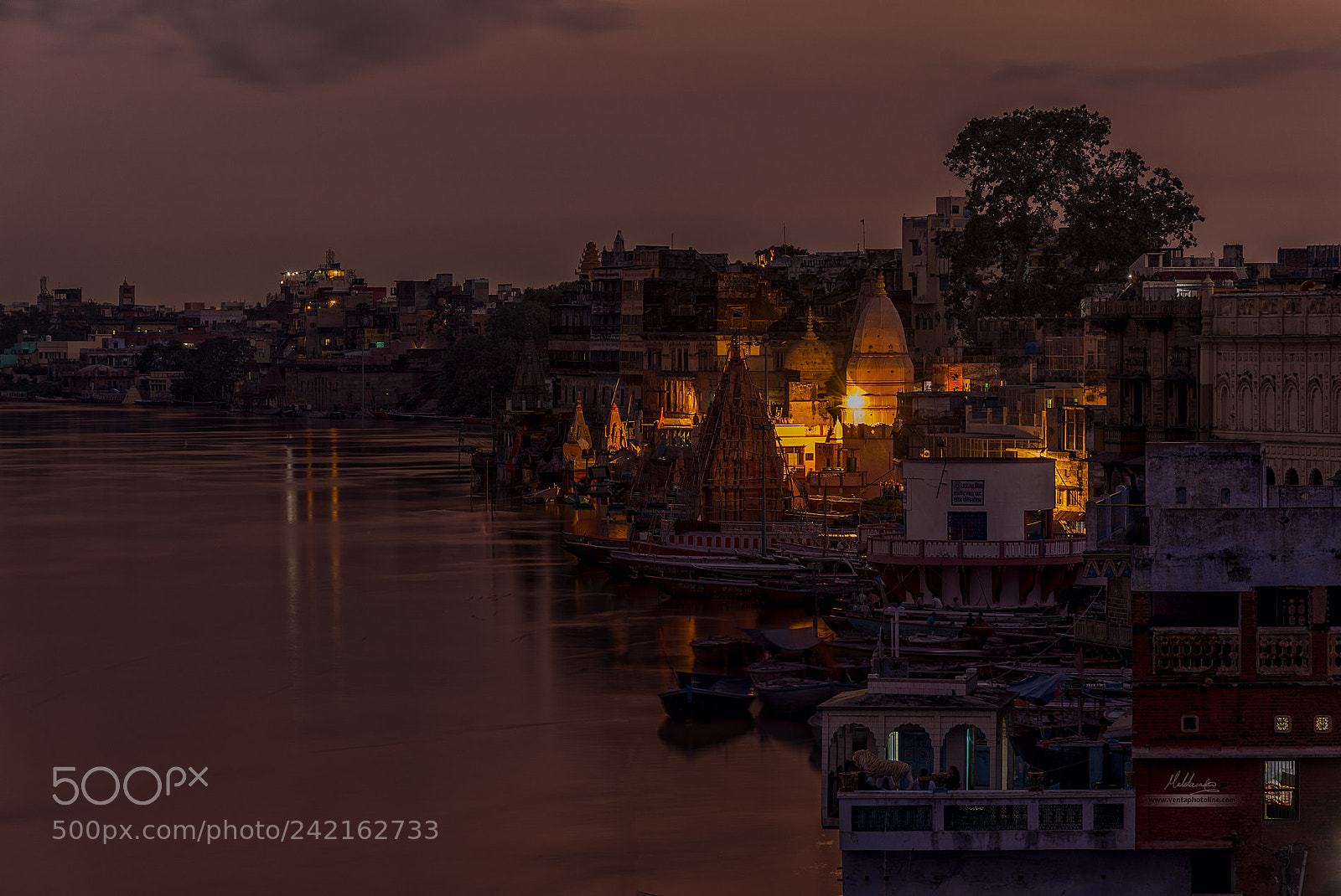 Nikon D7200 sample photo. Varanasi night photography
