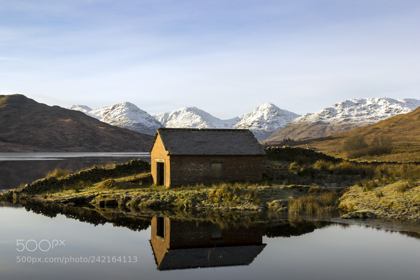 Canon EOS 60D sample photo. Loch arklet boathouse photography