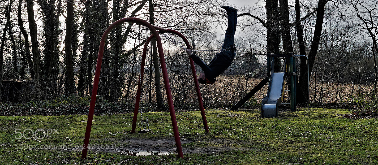 Olympus OM-D E-M5 sample photo. Müden (aller), spielplatz photography