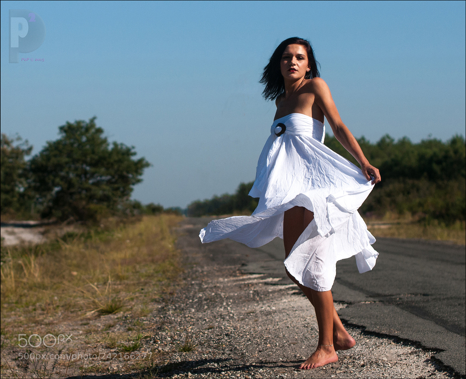 Nikon D300S sample photo. Eva white dress photography