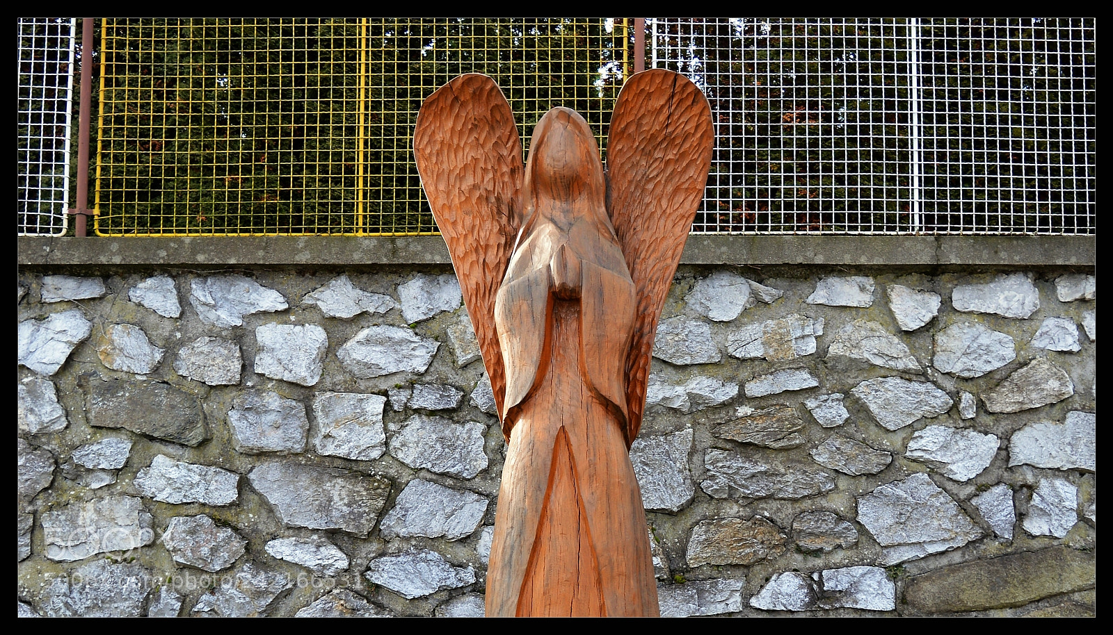 Nikon D3200 sample photo. Wooden angel photography