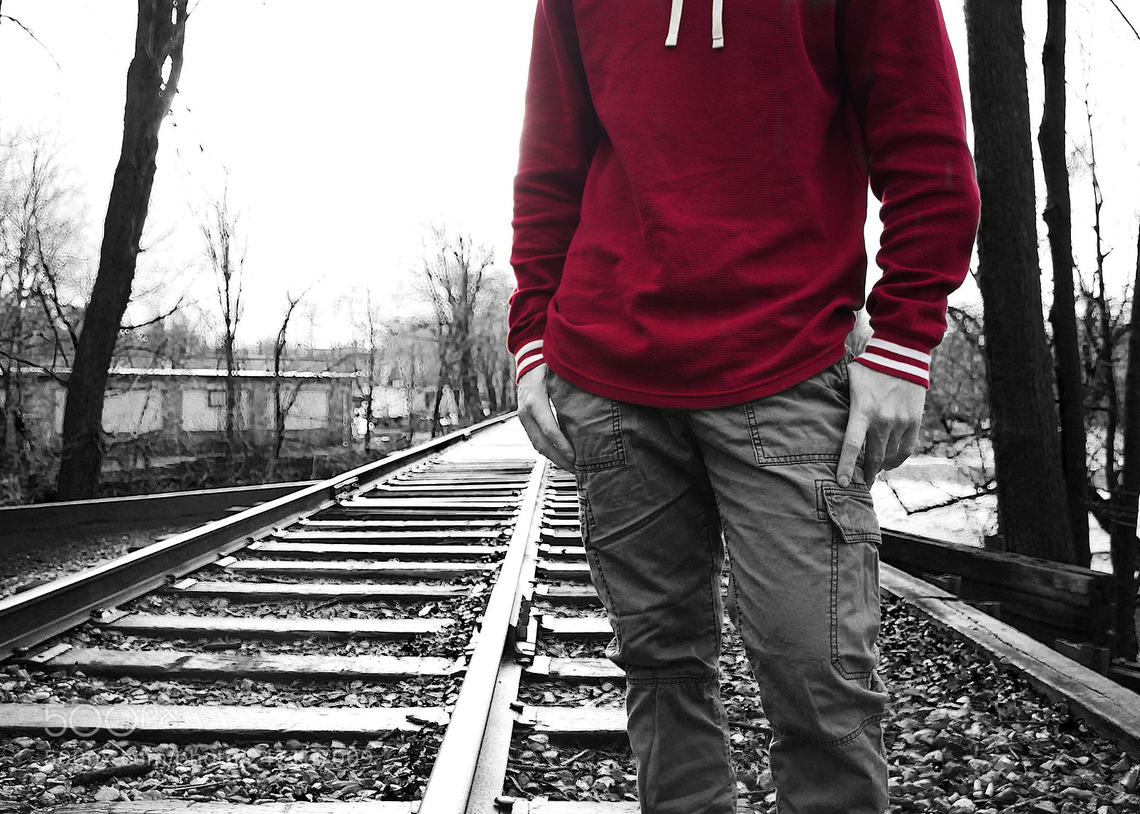 Canon EOS 100D (EOS Rebel SL1 / EOS Kiss X7) sample photo. Red hoodie photography